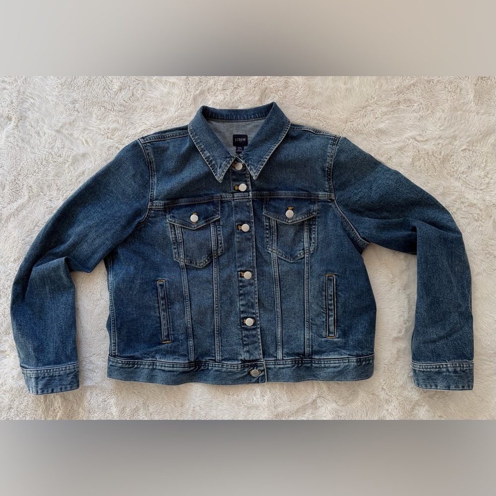 J. Crew Jean Jacket xxl